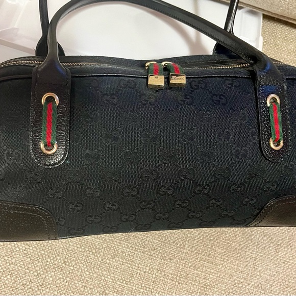 Vintage Gucci black canvas, excellent condition - Picture 9 of 14